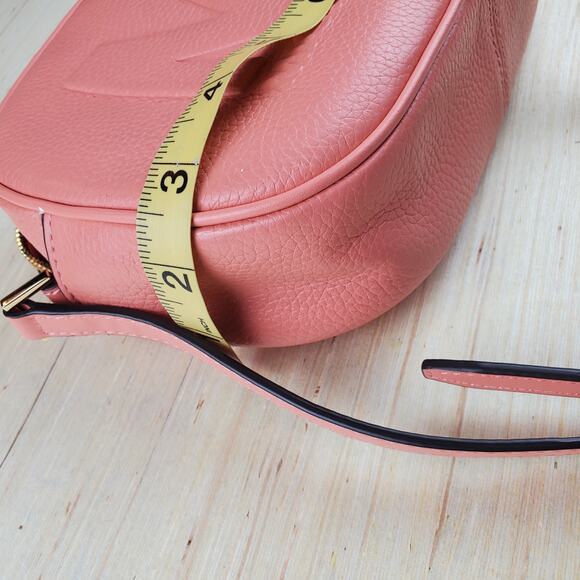 MICHAEL KORS | Jet Set | Sherbet | Medium Embossed Leather | Crossbody Bag - Picture 8 of 10